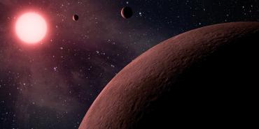 Kepler 42 Planetary System Illustration